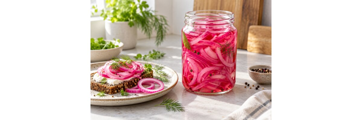 Schnelle eingelegte rote Zwiebeln: Einfaches Kühlschrank-Rezept - Eingelegte rote Zwiebeln: schnelles Rezept | lamera-shop.de