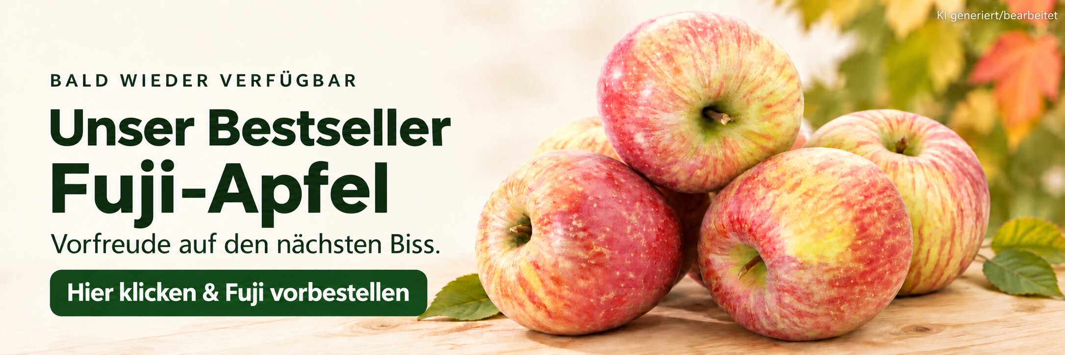 Fuji-Äpfel vom Bodensee – jetzt vorbestellen