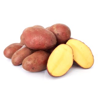 Kartoffel Desiree halbmehlig vorw. festkochend rote Kartoffeln 
