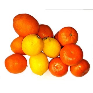Zitronen Orangen Mandarinen Mix Paket Zitruspaket 2 KG Orangen 2 KG Mandarinen und 3 Zitronen