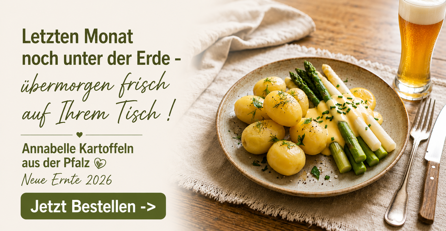 Annabelle Kartoffeln aus der Pfalz neue Ernte 2026